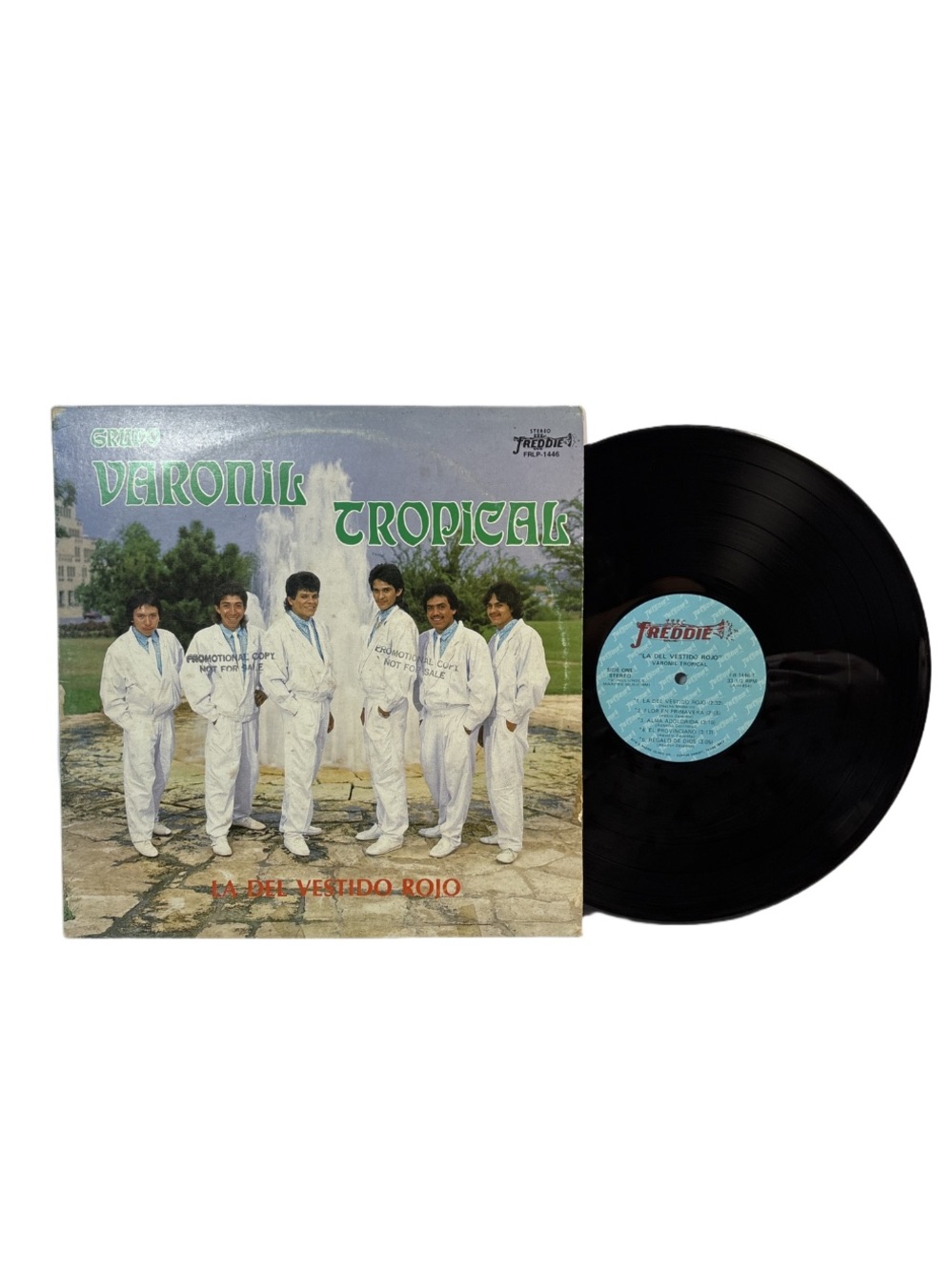Grupo Varonil Tropical- La Del Vestido Rojo 1988 Vinilo